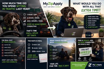 Zip the bird dog — THE COMMUTE IS KILLING ME
