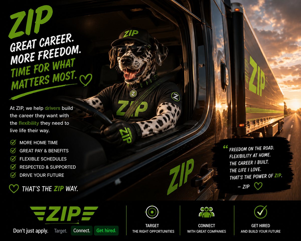 Driver jobs with more home time — MyZipApply