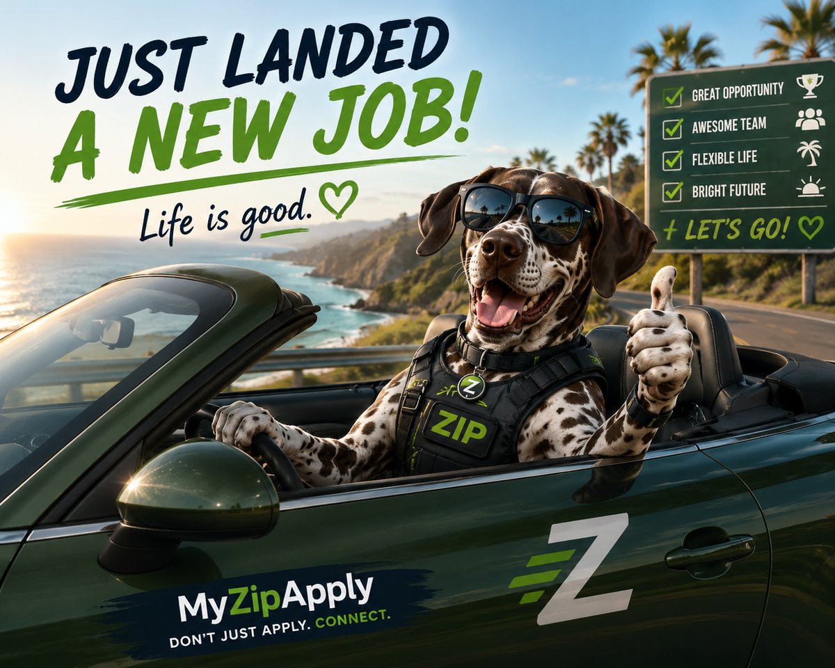 Land a job that funds the life you want — MyZipApply