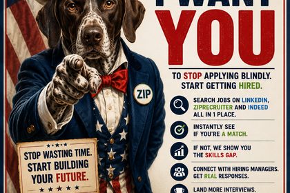 Zip the bird dog — ZIP WANTS YOU
